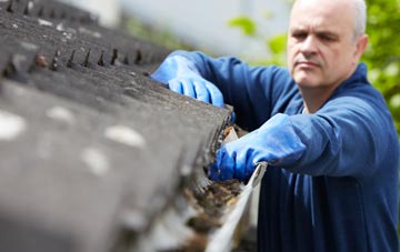 cleaning and inspecting Pentre Piod roofs