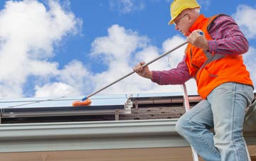 Pentre Piod soft wash roof cleaning